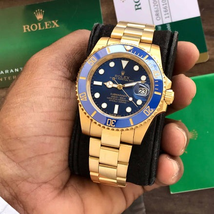 RX Submariner Gold Date Oyster 41mm Automatic Men’s Watch