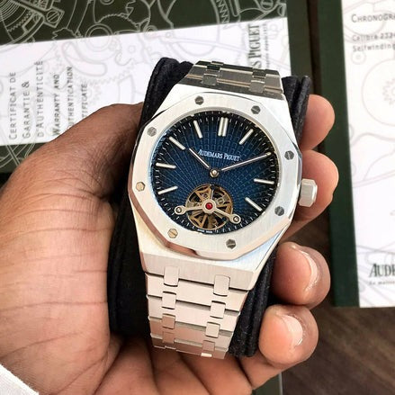 AM Tourbillion Self Winding Swiss Blue Dial Automatic Men’s Watch