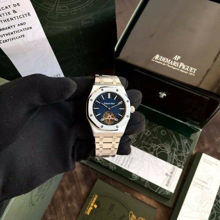 AM Tourbillion Self Winding Swiss Blue Dial Automatic Men’s Watch