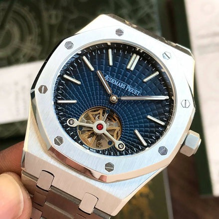 AM Tourbillion Self Winding Swiss Blue Dial Automatic Men’s Watch