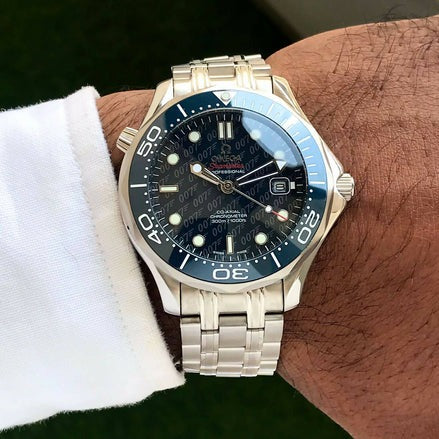 OM Seamaster 007 Jeams Bond Automatic Stainless Steel Mens Watch