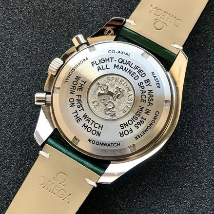 OM Speedmaster 57 Co-Axial Master Chronograph Green Edition Mens Watch