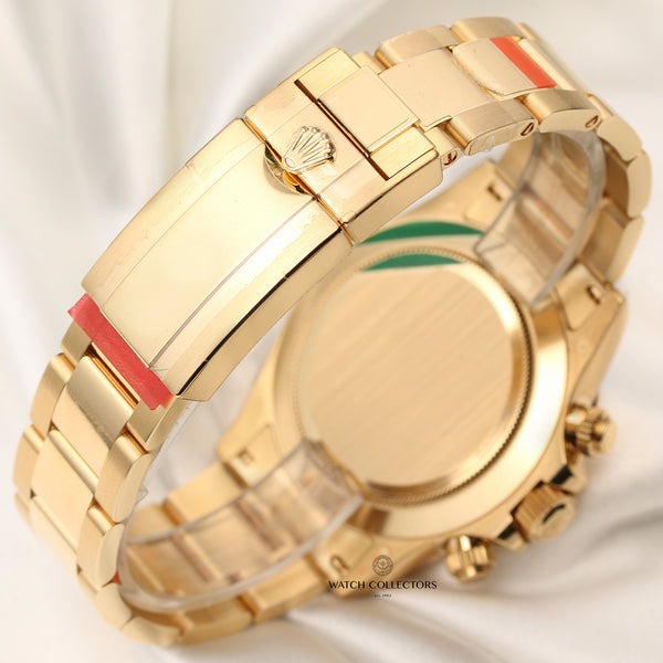 RX Daytona green dial full gold mens watch