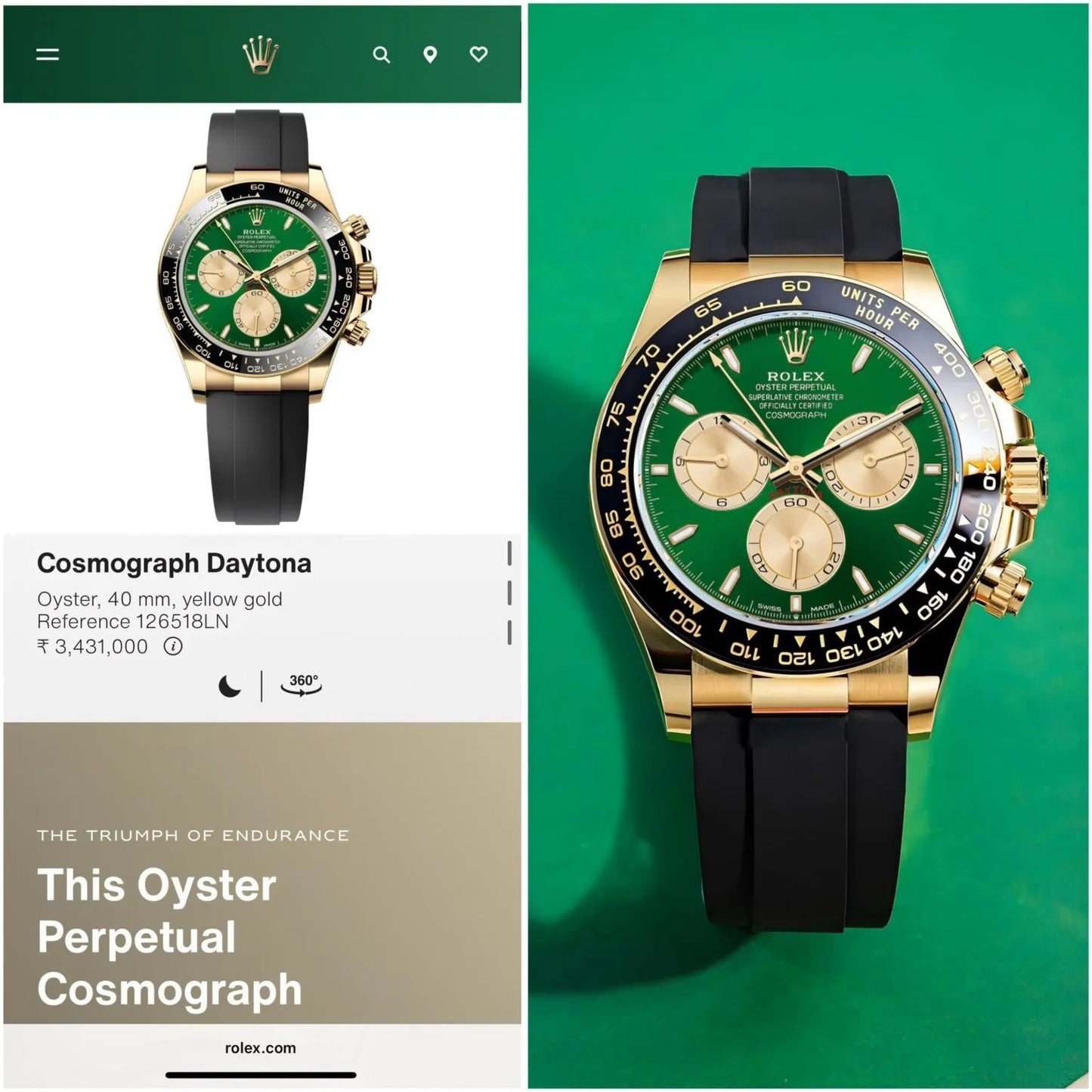 Branded RX Daytona Premium 7A Watch For Men